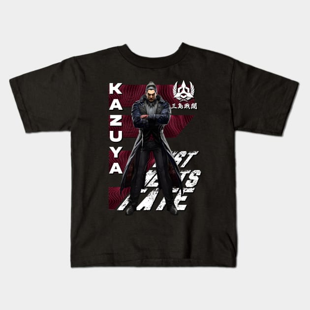 Kazuya (Tekken 8) Kids T-Shirt by wenderinf